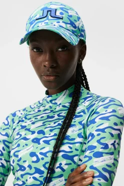 Outlet J.Lindeberg Arlene Cap Caldera Jade Cream