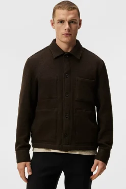 Store J.Lindeberg Boyd Wool Overshirt Delicioso