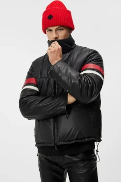Store J.Lindeberg Frey Bike Leather Nylon Black