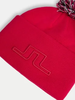 Best J.Lindeberg Grace Beanie Rose Red