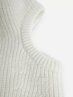 Sale J.Lindeberg Max Knitted Balaclava Cloud White