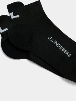 Online J.Lindeberg Short Sock Black
