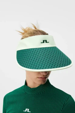 Shop J.Lindeberg Vera Big Visor Rain Forest
