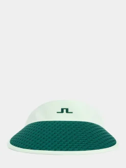 Shop J.Lindeberg Vera Big Visor Rain Forest